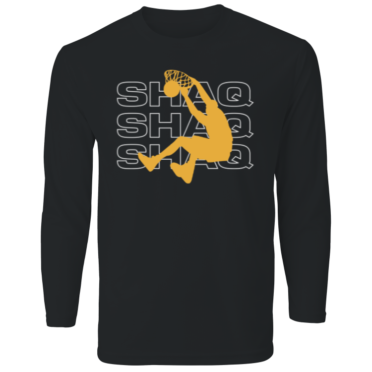 Shaq Dunkman Silhouette Long Sleeve T-Shirt – Shaq.com